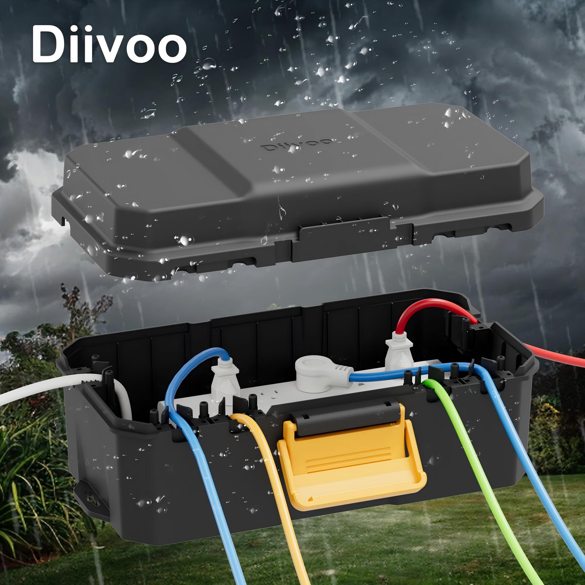 Smart Garden Hub - Diivoo صندوق كهربائي مقاوم للماء خارج
