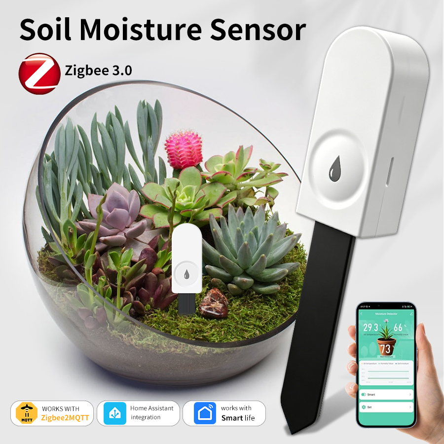 جهاز استشعار ذكي لرطوبة التربة - مراجعة Smart Garden Zigbee وسعره