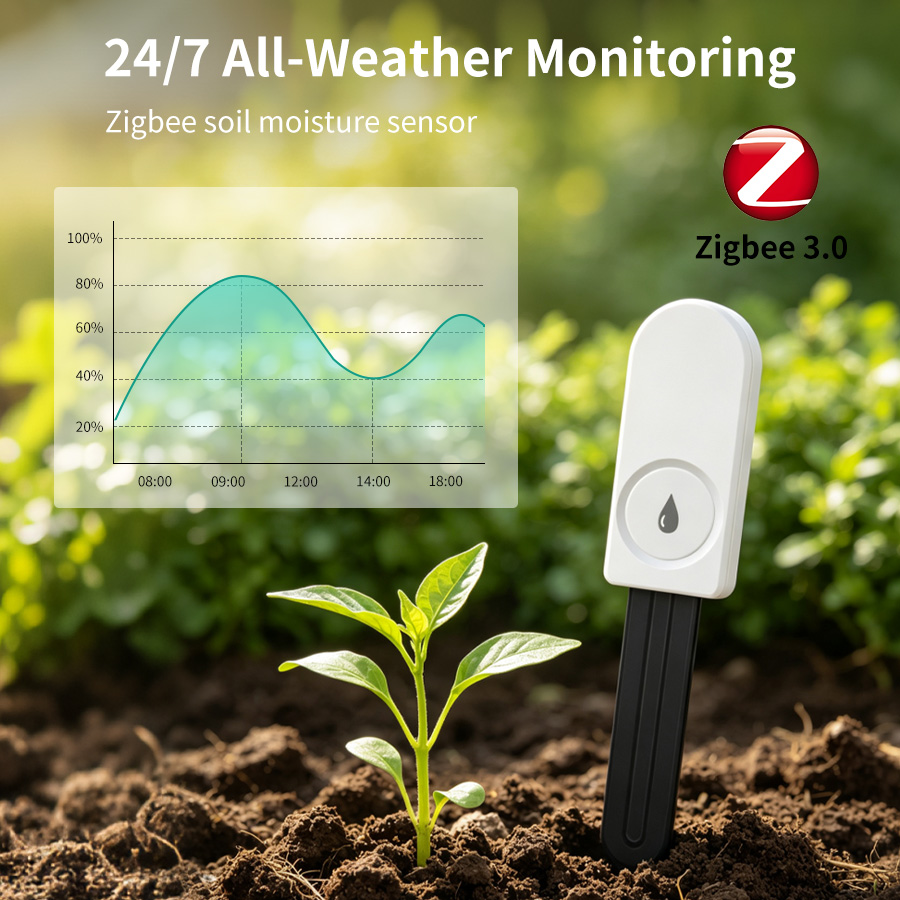 جهاز استشعار ذكي لرطوبة التربة - مراجعة Smart Garden Zigbee وسعره