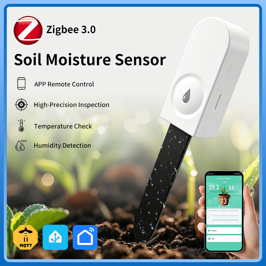 مستشعر رطوبة التربة الذكي Zigb - مراجعة Smart Garden Zigbee وسعره