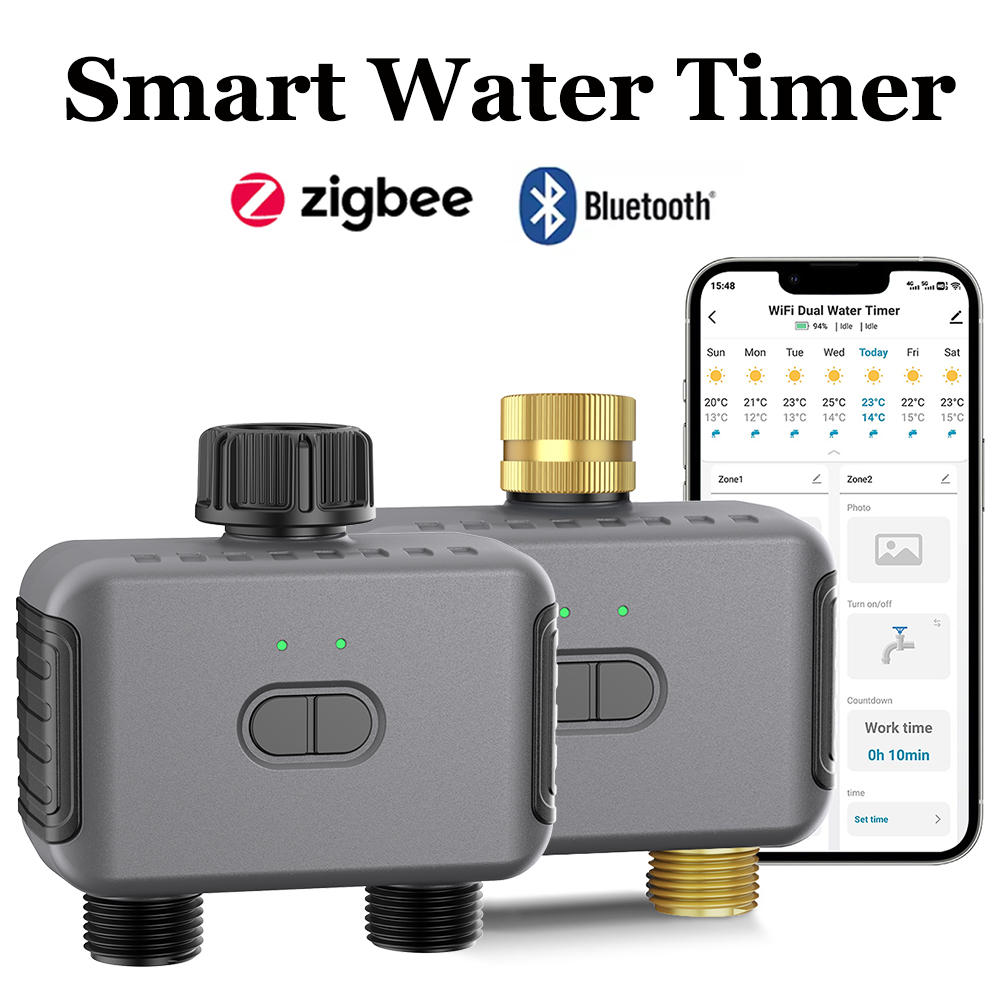تويا مؤقت مياه ذكي زيجبي/BT وح - مراجعة Smart Garden Water Timer وسعره
