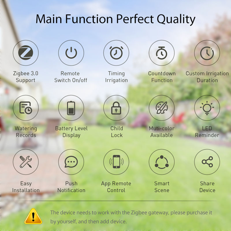 مؤقت ري ذكي بتقنية ZigBee للتح - مراجعة Smart Garden Zigbee وسعره