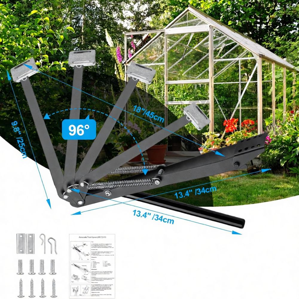فاتح نوافذ أوتوماتيكي احترافي  - مراجعة Automated Greenhouse Vent وسعره
