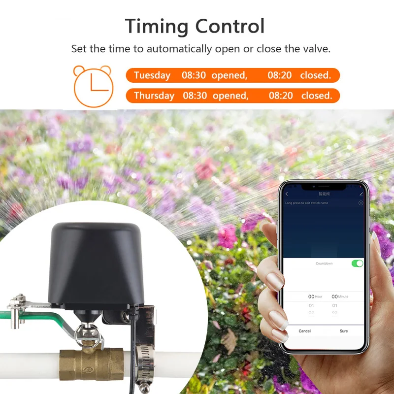 صمام ماء ذكي يعمل بالواي فاي،  - مراجعة Smart Garden Water Timer وسعره