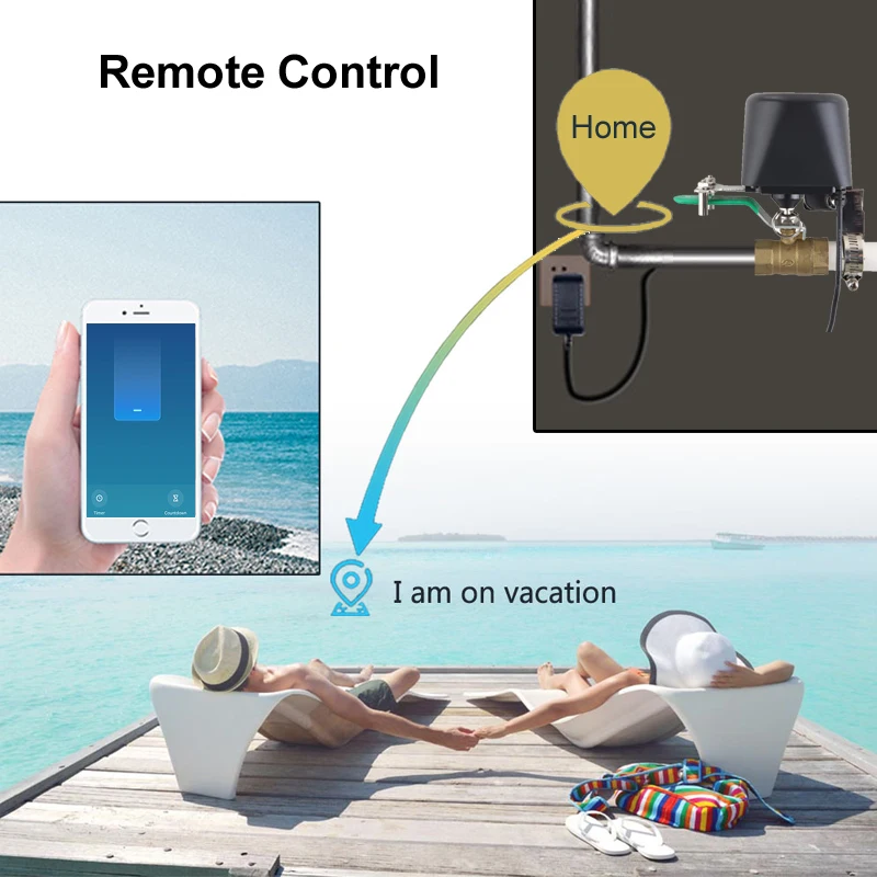 صمام ماء ذكي يعمل بالواي فاي،  - مراجعة Smart Garden Water Timer وسعره