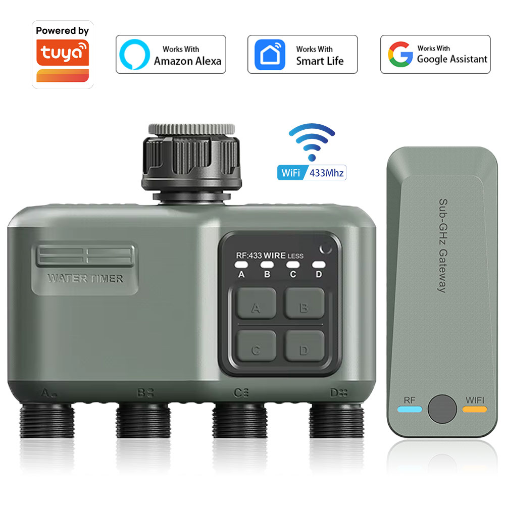 مؤقت ري رقمي قابل للبرمجة بـ 4 - مراجعة Smart Garden Water Timer وسعره